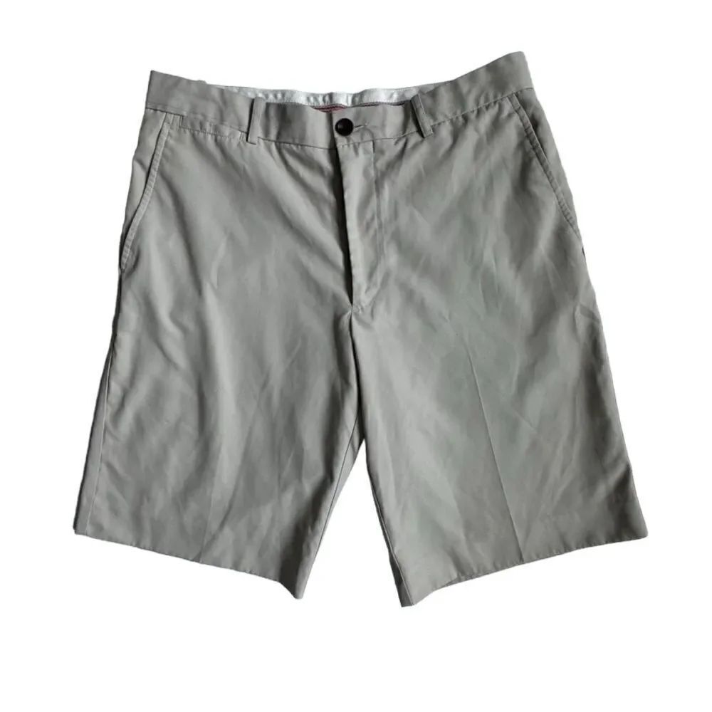 Dockers Khakis Shorts Athletic Flat Front Pockets SZ 32